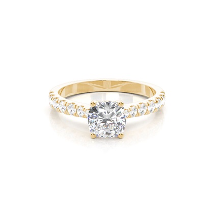 Cushion Cut Diamond Engagement Rings