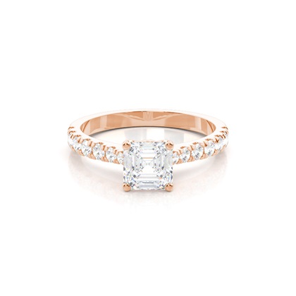 Rose Gold Diamond Engagement Rings