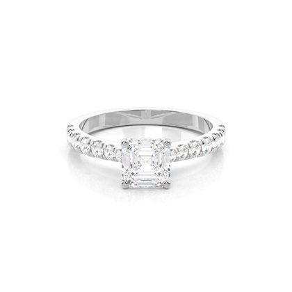 Silver Diamond Rings