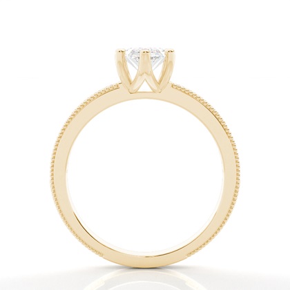 Marquise Yellow Gold Side Stone Diamond Rings