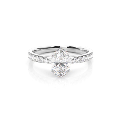 Oval Diamond Engagement Rings