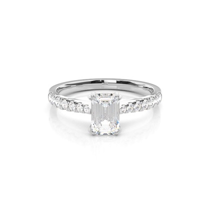 Emerald-Cut Diamond Rings