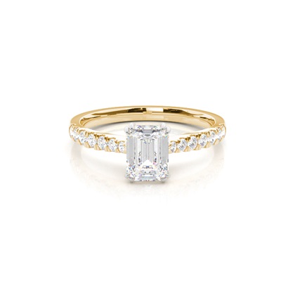 Emerald-Cut Diamond Rings