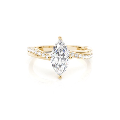 Yellow Gold Diamond Engagement Rings