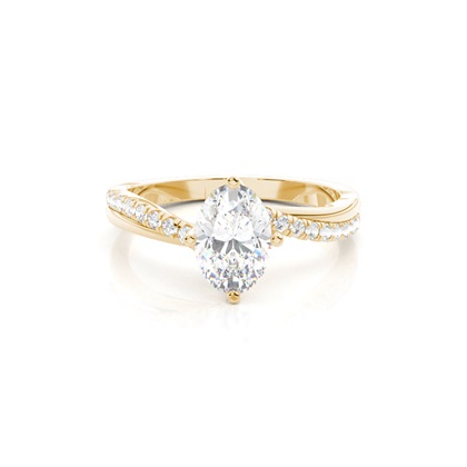 Yellow Gold Solitaire Engagement Rings