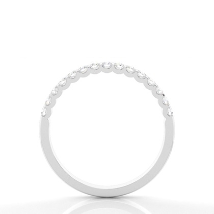 Weißgold Memoireringe Diamantringe