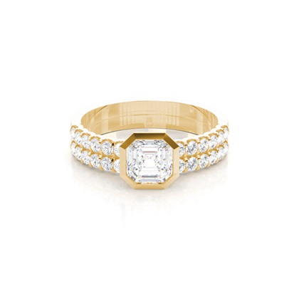 Asscher Diamond Engagement Rings