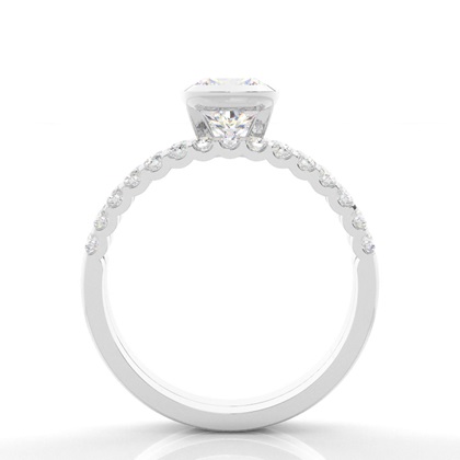 Cushion Bridal Set Engagement Rings