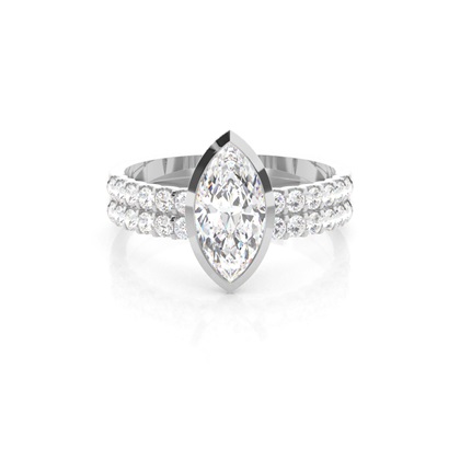 Marquise Diamond Engagement Rings