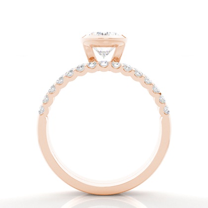Oval Bridal Set Engagement Ring
