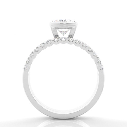 Oval Bridal Set Engagement Rings