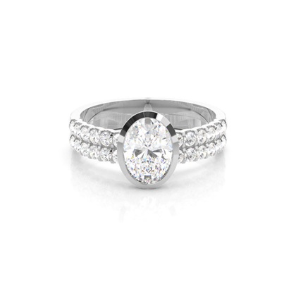 Oval Diamond Engagement Rings