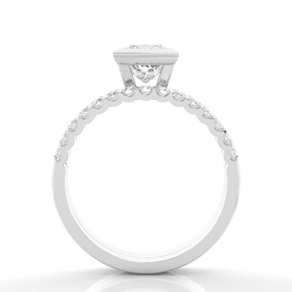 Princess Bridal Set Engagement Rings