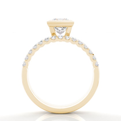 Princess Bridal Set Engagement Rings