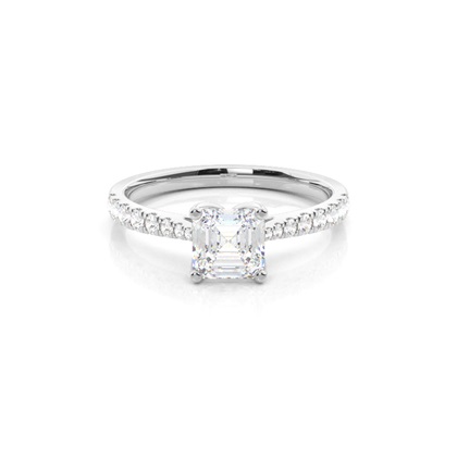 Asscher Diamond Rings