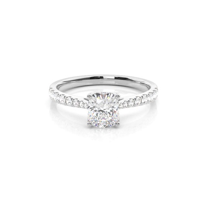 Cushion Cut Diamond Engagement Rings