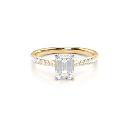 Emerald-Cut Diamond Rings