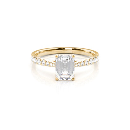 Yellow Gold Diamond Engagement Rings