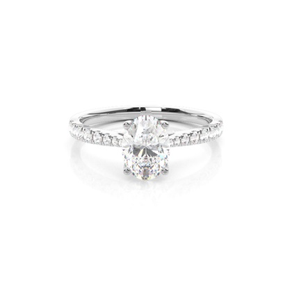 White Gold Solitaire Engagement Rings