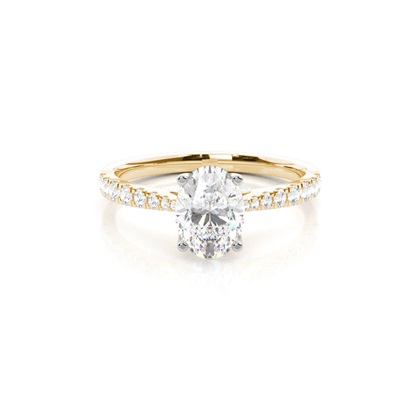 Oval Cut Diamond Rings
