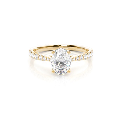 Oval Cut Diamond Rings