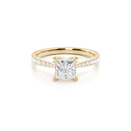 Princess Cut Diamond Engagement Rings