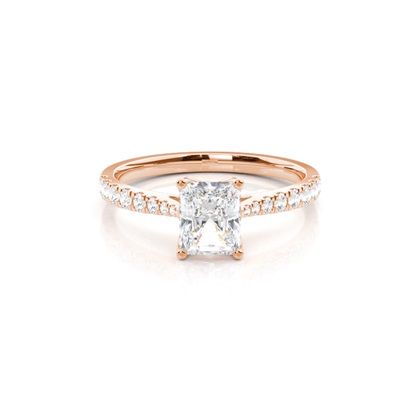 Rose Gold Diamond Engagement Rings