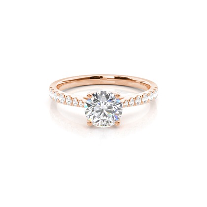 Rose Gold Diamond Engagement Rings