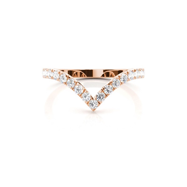 Studded Slight Comfort Fit Diamond Wedding Band
