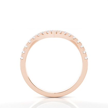 Rose Gold Diamond Wedding Rings