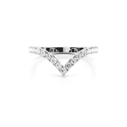Studded Slight Comfort Fit Diamond Wedding Band