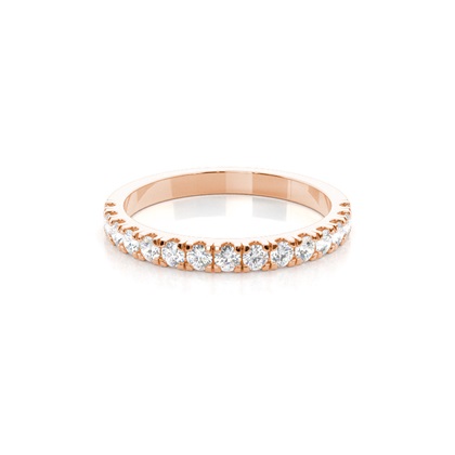Rose Gold Diamond Wedding Rings