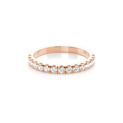 Studded Slight Comfort Fit Diamond Wedding Band