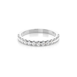 Gespickt Leichte Passform Diamant Hochzeits Band
