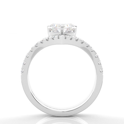 Heart Bridal Set Engagement Rings
