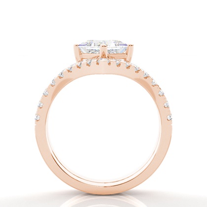 Princess Bridal Set Engagement Rings