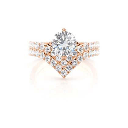 Rose Gold Diamond Engagement Rings