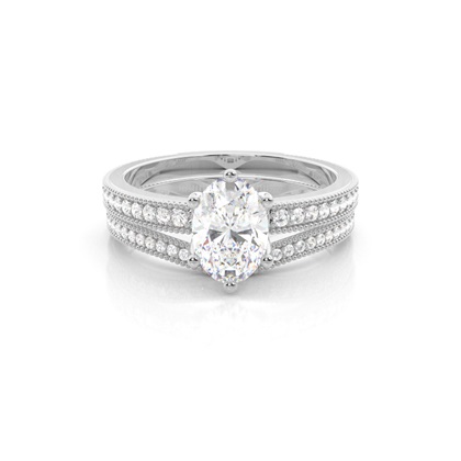 Oval Diamond Engagement Rings