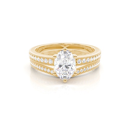 Oval Diamond Engagement Rings