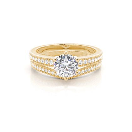 Yellow Gold Diamond Engagement Rings