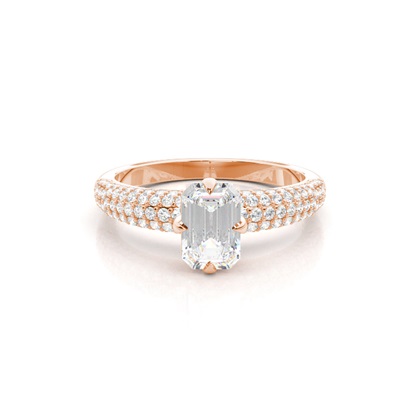 Emerald-Cut Diamond Rings
