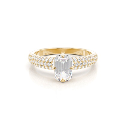 Emerald-Cut Diamond Rings