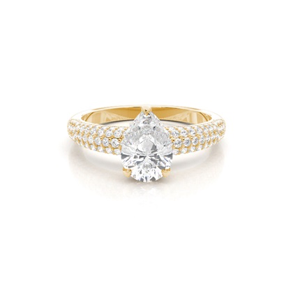 Pear Diamond Rings