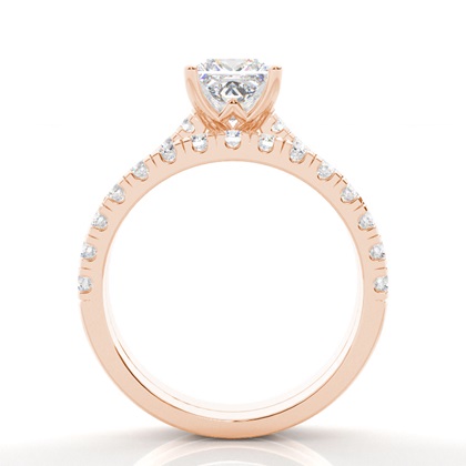 Princess Bridal Set Engagement Rings