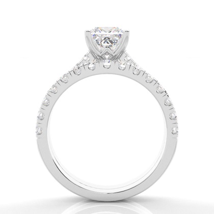 Princess Bridal Set Engagement Rings