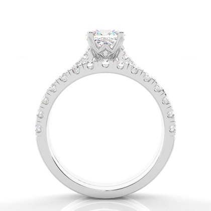 Cushion Bridal Set Engagement Rings