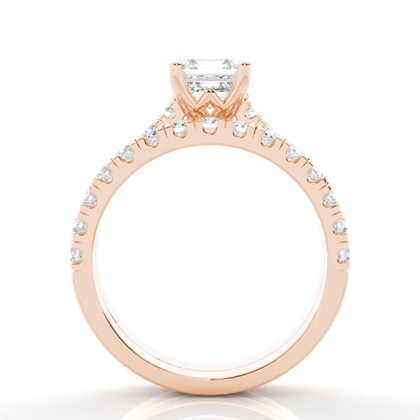 Rotgold Ringsets Verlobungsringe