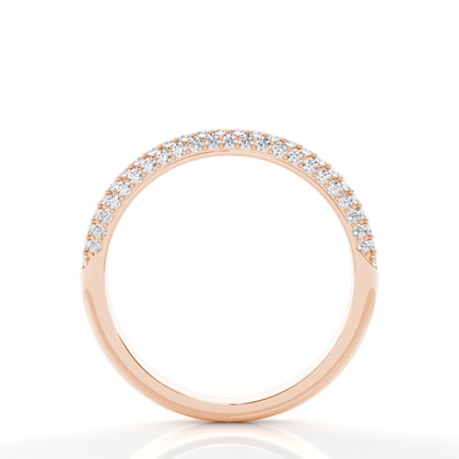Women's Rose Gold Diamond Wedding Rings
