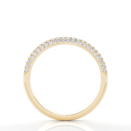 Women's Yellow Gold Diamond Wedding Rings