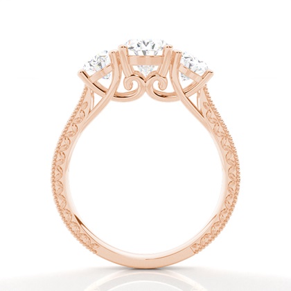 Zinkeneinstellung Trilogie Diamant Verlobungsring